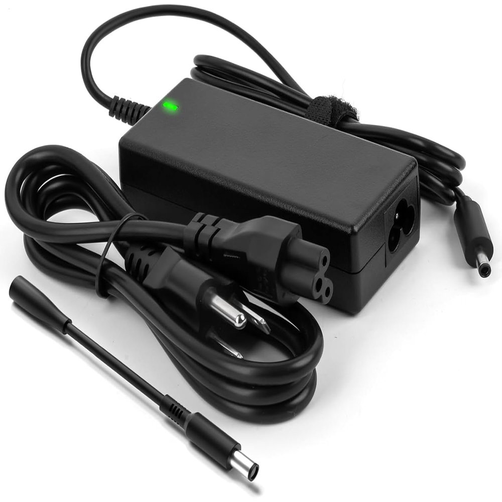 65W 45W Charger for DELL Latitude 3301/3390 2-in 1 3520 3550 3420 3450 DELL Inspiron 15 16 17 3000 5000 7000 Series DELL Vostro 14 15 16 3000 5000 Round Tip Adapter Cord [4.5mm & 7.4mm]
