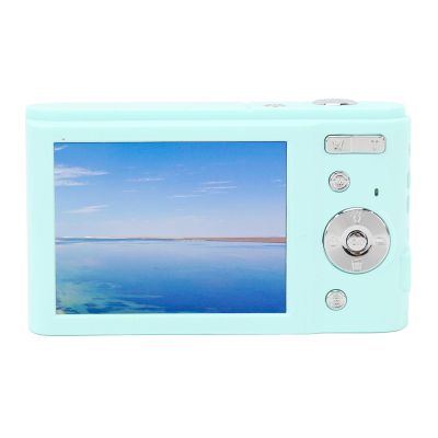 Digital Camera, 2.7K 48MP Autofocus HD Compact Camera with Dual Cameras, 16X Zoom Travel Portable Compact Camera for Teens Students Beginner (Light Green)