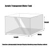 Acrylic Box Transparent Display Box Fish Tank Storage Box Drawer Tray Photography Props Shooting Sink(15x10x15cm/5.9x3.9x5.9in) view 2