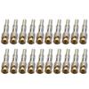 Surveillance Camera Cables - 20Pcs BNC Male Connectors RG59 RG6 Screw-on Gold Plated Coaxial Terminal for CCTV Security Systems (D00004) view 1
