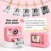 Instant Print Camera for Kids Age 3-12 Girls Boys 1080P HD Digital Video Cameras with 5 Print Paper & 32G Card Toddler Portable Travel Toys Camera for Christmas Birthday Gifts view 4