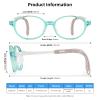 EYEBUDDY Kids Blue Light Blocking Glasses for Boys Girls, Computer Gaming Bluelight Glasses for Ages 7-13 (C09-Kids Blue Light Glasses-5879Green, Millimeters, Age7-13 | 49) view 2