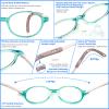 EYEBUDDY Kids Blue Light Blocking Glasses for Boys Girls, Computer Gaming Bluelight Glasses for Ages 7-13 (C09-Kids Blue Light Glasses-5879Green, Millimeters, Age7-13 | 49) view 3