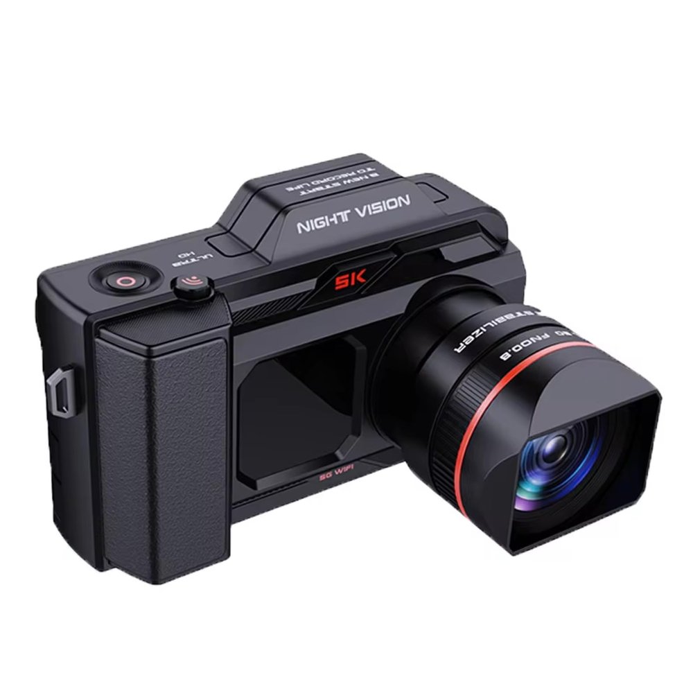 5K 50MP Digital Cameras for Photography,Autofocus Vlogging Camera for YouTube with 64GB TF Card & Batteries, 4800mAh 5G Infrared Night Vision 16:9 Travel Video Camera