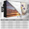 Hsqirky Outdoor TV Cover for 60 to 65 Inch, Spring Floral Weatherproof & Waterproof Outside TV Covers with Remote Pockets, Purple Flowers Summer Botanical Rustic Outdoor TV Enclosure for LED, LCD TVs view 2