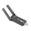 Glomora USB Adapter, Dual Antenna USB 3.0 Adapter Network Card for Desktop Computers view 2