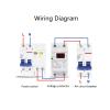 2PCS 230V 40A Automatic Recovery Voltage Recovery Voltage Reconnect Device Overvoltage Undervoltage DIN Rail Mount Voltage Protective Device for Electrical Equipment view 4