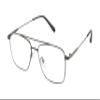 Fairydot Opticals Zero Power Blue cut Blue light blocking computer glasses for men and women | Anti glare eyeglasses | 100% UV PROTECTION | Glasses for gaming/style/computer use specs (3076-GRY-BLU) view 4