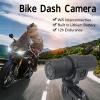 GOWENIC 1080P Bike Video Camera, Dam Camera with 120 Wide Angle, Support Charging While Recording, Connection, Cyclic Recording, 12H Endurance, for, Motorcycles, and Helmets view 2