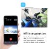 GOWENIC 1080P Bike Video Camera, Dam Camera with 120 Wide Angle, Support Charging While Recording, Connection, Cyclic Recording, 12H Endurance, for, Motorcycles, and Helmets view 4