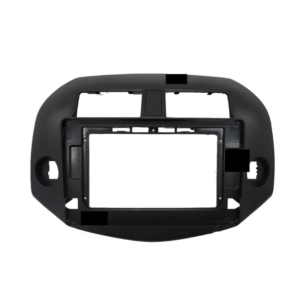 SITYORY Radio Frame 9Inch/10.1Inch Car DVD Frame Audio Fitting Adaptor Trim Kits Facia Panel Fit for Toyota Fit for RAV4 2007-2012 Double Din Radio Player Convenient and Practical(Only Frame)