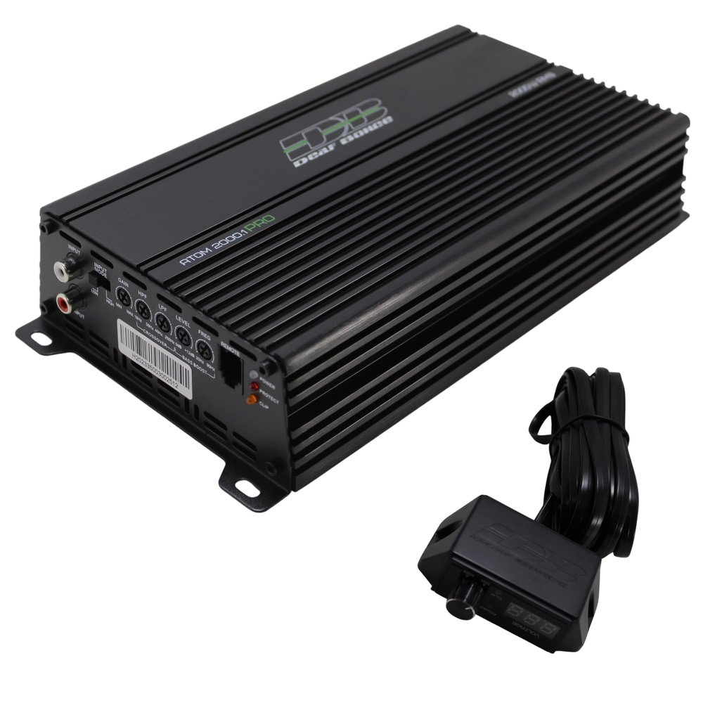 2000W RMS Monoblock Amplifier, Deaf Bonce Apocalypse ATOM PRO 2000.1