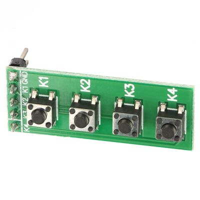 Universal 4 Keys Push Button Switch Module Keyboard Board for AVR STM32 ARM C51 NRF24LE1 CC2530 MSP430 STM8 FPGA CPLD