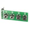 Universal 4 Keys Push Button Switch Module Keyboard Board for AVR STM32 ARM C51 NRF24LE1 CC2530 MSP430 STM8 FPGA CPLD view 1