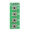 Universal 4 Keys Push Button Switch Module Keyboard Board for AVR STM32 ARM C51 NRF24LE1 CC2530 MSP430 STM8 FPGA CPLD view 2