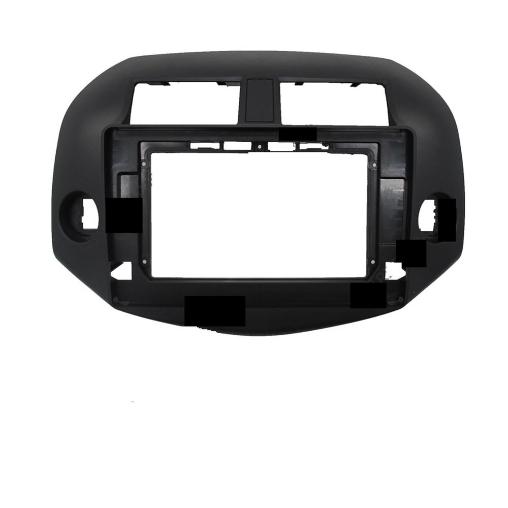 SITYORY Radio Frame 9Inch/10.1Inch Car DVD Frame Audio Fitting Adaptor Trim Kits Facia Panel Fit for Toyota Fit for RAV4 2007-2012 Double Din Radio Player Convenient and Practical(Frame-Cord)
