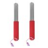 SYJHHWGS 2Pcs Portable Fishing Hook Sharpener Double Sided Diamond Grit Fishing Hook Grinding Stone with Hanging Lanyard view 1