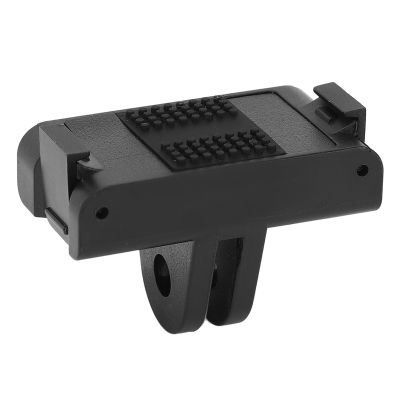 EBTOOLS Action Camera Magnetic Adapter Mount, Base, Stable, Aluminum Alloy for Action 3 4 with Cycling Mounts, Silicone Pad Support