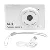 Digital Camera, 50MP 1080P Autofocus Vlogging Camera with 2.4in Screen, 8X Digital Zoom, Fill Light, Anti Shake Video Camera, Compact Small Camera for Travel (Silver) view 1