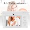 Digital Camera, 50MP 1080P Autofocus Vlogging Camera with 2.4in Screen, 8X Digital Zoom, Fill Light, Anti Shake Video Camera, Compact Small Camera for Travel (Silver) view 4