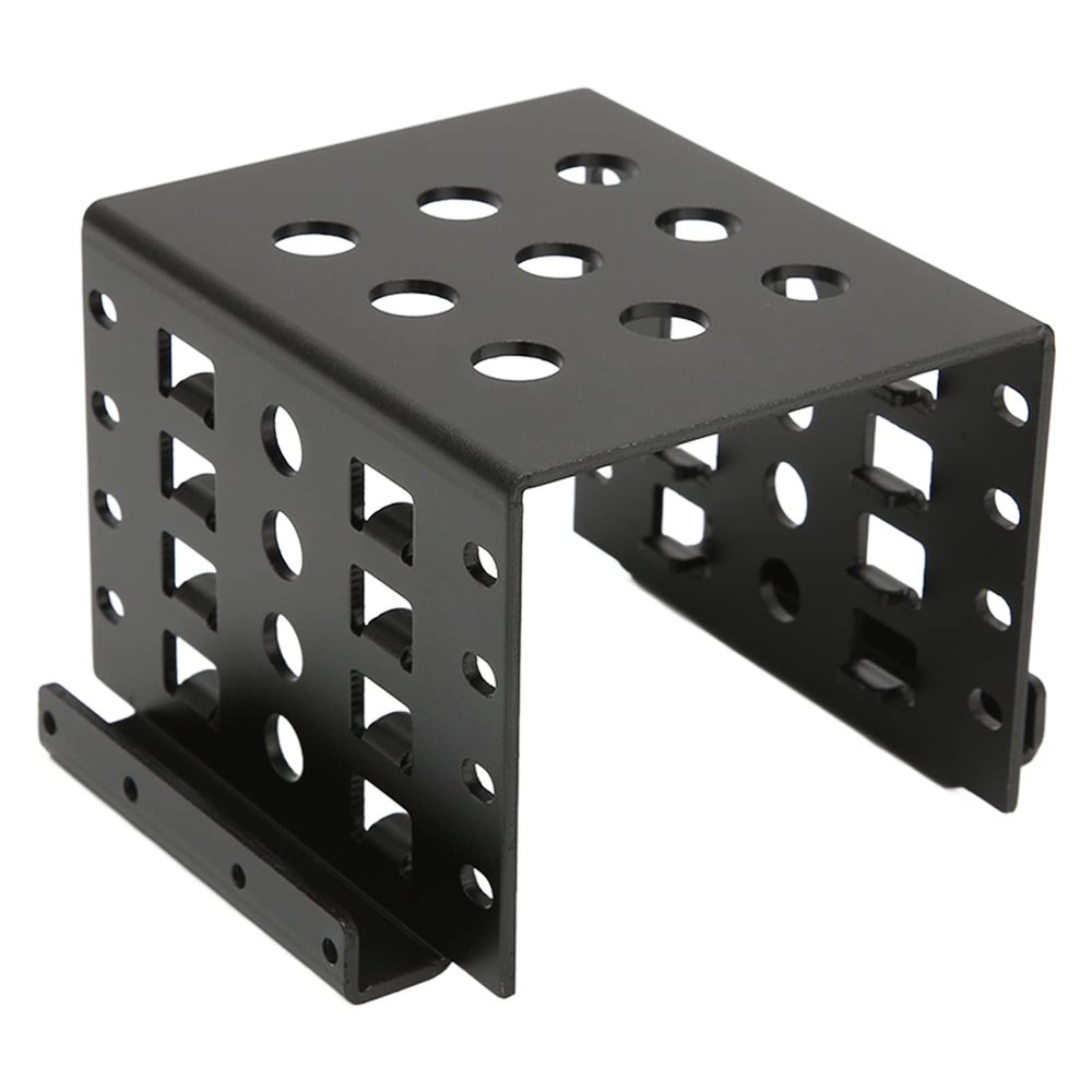 2.5 Inch HDD Mounting Bracket Efficient Heat Dissipation Hollow Design to Expand Storage Space, for All 2.5 Inch HDD and SSD (Not a hard drive)