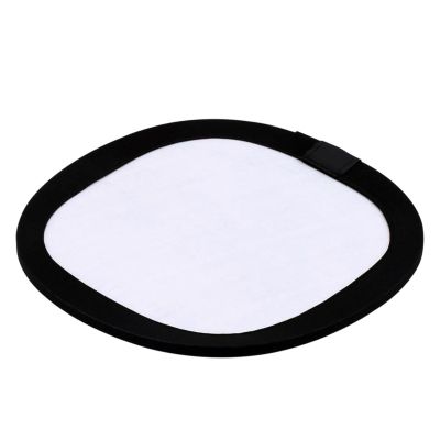 Dual-Sided Disc-18% Gray Card with Focus & White Panel - Collapsible & Wipe Clean Surface Reference Reflector