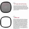Dual-Sided Disc-18% Gray Card with Focus & White Panel - Collapsible & Wipe Clean Surface Reference Reflector view 4