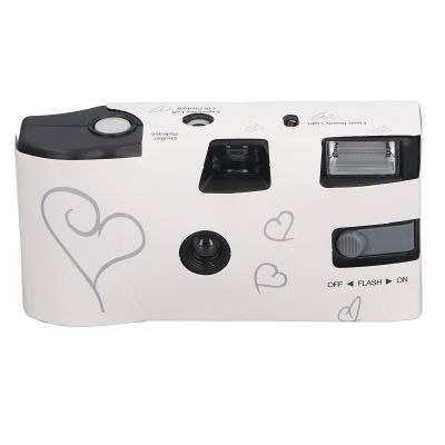 Disposable Camera for Wedding, 35mm Single Use Camera with Flash, Retro Film Camera with Color Films for Anniversary Concert Travel Camp Party Supply