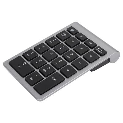 LUCKDANO RF304 22 Keys Numeric Keypad USB Keyboard with Receiver, Ergonomic Design and Low Delay Response Speed, Suitable for Office Use and Home Computing (Iron Grey) (Iron