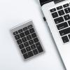 LUCKDANO RF304 22 Keys Numeric Keypad USB Keyboard with Receiver, Ergonomic Design and Low Delay Response Speed, Suitable for Office Use and Home Computing (Iron Grey) (Iron view 3