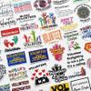 100Pcs Cool Volunteer Decals Youth Cute Volunteer Work Decal Animal Volunteer Label for Students view 3