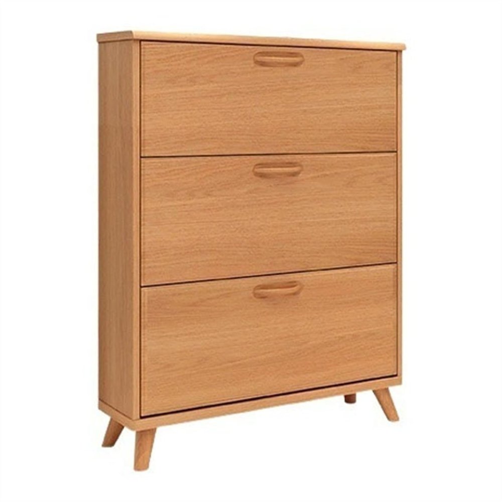 Shoes Shelf Shoe Cabinet with 3 Flip Drawers, Space Saving Slim Shoe Storage Cabinet, Freestanding Shoe Organizer Rack Cabinet for Entryway Hallway Bedroom Stackable Shoe Rack(70x24x120cm)