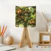 OEPWQIWEPZ Tripod Bedside Desk Table Lamp Playful Storybook Jungle Art Animals Wood Nightstand Lamp with Linen Fabric Shade for Nursery Bedroom Living Room Kids Room view 2