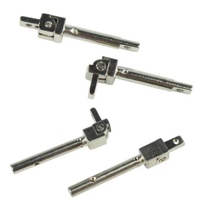 500 Pairs Width 4mm Plastic Glasses Spring Hinge Fittings for Acetate Sunglasses Eyeglass Frames 9033(9033B Round end)
