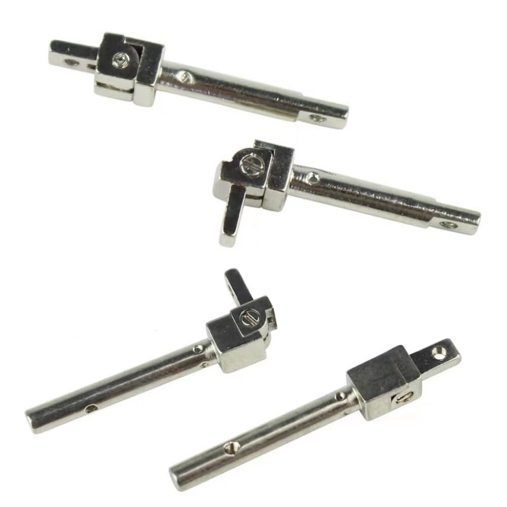 500 Pairs Width 4mm Plastic Glasses Spring Hinge Fittings for Acetate Sunglasses Eyeglass Frames 9033(9033B Round end)