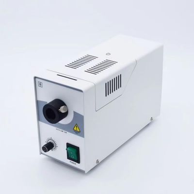 Single-Hole Halogen Cold Light Microscope 150W LED Light Optical Fiber Inspection Light(No Fiber)