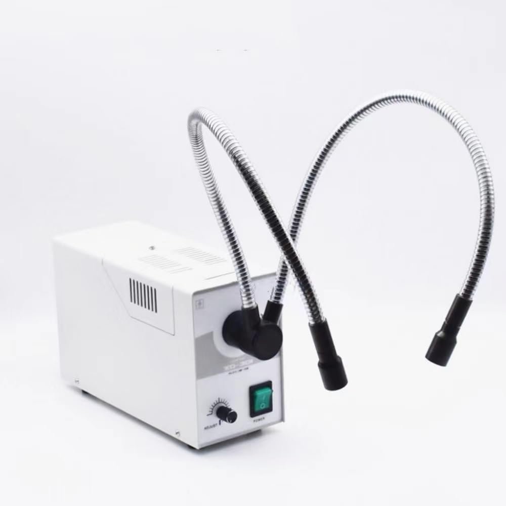 Single-Hole Halogen Cold Light Microscope 150W LED Light Optical Fiber Inspection Light(with Fiber)