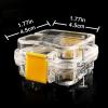 30-piece Dental Box with Membrane for Dental implants Clear Plastic Box lab Tools(Yellow) view 3