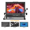 1U Rack Mount KVM Console, Arvitek 15.6" LCD Monitor KVM Switch 8 Port HDMI w/Cables,Keyboard Touchpad,Fits 23.631.5" Rack Depth, Full HD 1920x1080 view 4