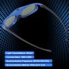 DLP 3D Glasses, 3D Active Shutter Glasses, Compatible with 96Hz-144Hz, USB Rechargeable, Left and Right Eye Rotation, High Compatibility, Comes with Wiping Cloth, for 3D Projectors view 4