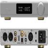 Auinshifiman Topping D90 III Sabre MQA Balance HiFi DAC 2X ES9039SPRO Chip Bluetooth 5.1 ES9039SPROx2 DSD512 PCM32bit/768kHz USB/BT/Coax/Opt/AES/IIS DA Converter Desktop Audio Preamp Decoder (Silver view 1