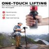 IFOOTAGE Cobra 3 A150S Strike Monopod with Fluid Head,59" Camera Monopod with Pedal Locking Control,One-Step Rapid Height Adjustment,Professional Photography Monopod(A150S&Komodo K5S) view 2