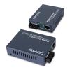 QSFPTEK A Pair Ethernet Media Converter, 1.25G Single-Mode Dual SC Fiber Gigabit Media Converter 10/100/1000Base-Tx to 1000Base-LX (1310nm, 20km) view 1