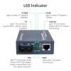 QSFPTEK A Pair Ethernet Media Converter, 1.25G Single-Mode Dual SC Fiber Gigabit Media Converter 10/100/1000Base-Tx to 1000Base-LX (1310nm, 20km) view 3