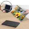 Case for Amazon Fire HD 10 & 10 Plus Tablet (13th/11th Generation, 2023/2021 Release) 10.1" with Keyboard, PU Leather Multiple-Angles Keyboard Case for Amazon Fire Tablet 10, Bird Yellow Flower view 3