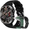 2.01" AMOLED Smart Watch for Men (Make/Answer Call), 5ATM Waterproof Mens Smartwatch, Hands-Free Calling, Fitness Tracker Smartwatch for Android iPhones, Digital Watches Step Counter, 3 Straps (Black) view 1