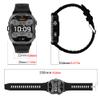 2.01" AMOLED Smart Watch for Men (Make/Answer Call), 5ATM Waterproof Mens Smartwatch, Hands-Free Calling, Fitness Tracker Smartwatch for Android iPhones, Digital Watches Step Counter, 3 Straps (Black) view 2