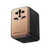 MOMAX 170W Universal Travel Adapter Worldwide, 5-in-1 GaN International Power Adapter for 2 Laptop, 3 USB-C PD& 1 USB-A QC Wall Charger, European Travel Plug Adapter for UK/US/AUS/JP,Travel Essentials view 1