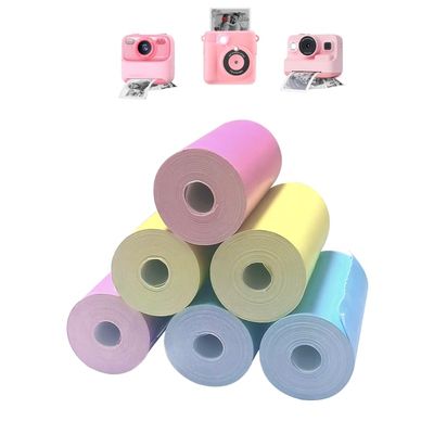 JOYTRIP Kids instant print camera paper 6 rollprinter paper,HD printing Thermal Print Paper Set for Most Kids Instant Camera (colra)