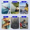 Underwater Fishing Camera DVR Video Recording, Ice Fishing Camera with 4.3in Visible Large Screen and 15m Cable, Portable Video Fish Finder for Ice Lake Sea Boat Kayak Fishing view 4